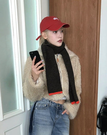 COLOR LINE WOOL MUFFLER